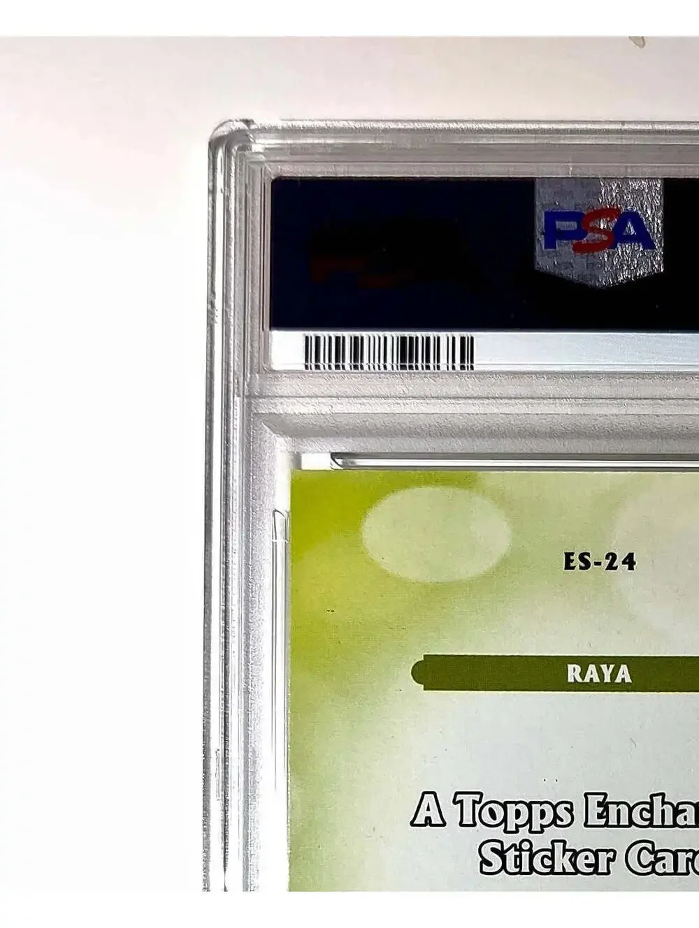 Raya 2025 Topps Disney #ES-24 Enchanted Sticker Card PSA 10